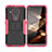 Coque Contour Silicone et Plastique Housse Etui Mat avec Support JX1 pour Nokia 5.4 Petit