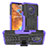 Coque Contour Silicone et Plastique Housse Etui Mat avec Support JX1 pour Nokia G300 5G Violet