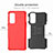 Coque Contour Silicone et Plastique Housse Etui Mat avec Support JX1 pour OnePlus Nord 2 5G Petit