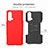 Coque Contour Silicone et Plastique Housse Etui Mat avec Support JX1 pour OnePlus Nord CE 5G Petit