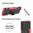 Coque Contour Silicone et Plastique Housse Etui Mat avec Support JX1 pour Sony Xperia 1 III Petit