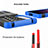 Coque Contour Silicone et Plastique Housse Etui Mat avec Support JX1 pour Sony Xperia 1 IV SO-51C Petit