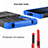 Coque Contour Silicone et Plastique Housse Etui Mat avec Support JX1 pour Sony Xperia 10 V Petit
