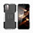 Coque Contour Silicone et Plastique Housse Etui Mat avec Support JX2 pour Nokia G21 Petit