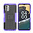 Coque Contour Silicone et Plastique Housse Etui Mat avec Support JX2 pour Nokia G400 5G Petit