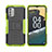 Coque Contour Silicone et Plastique Housse Etui Mat avec Support JX2 pour Nokia G400 5G Petit