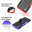 Coque Contour Silicone et Plastique Housse Etui Mat avec Support JX5 pour Samsung Galaxy F02S SM-E025F Petit