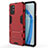 Coque Contour Silicone et Plastique Housse Etui Mat avec Support KC1 pour OnePlus 9R 5G Petit