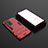 Coque Contour Silicone et Plastique Housse Etui Mat avec Support KC1 pour Samsung Galaxy Note 20 Ultra 5G Petit