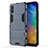 Coque Contour Silicone et Plastique Housse Etui Mat avec Support KC2 pour Xiaomi Redmi 9AT Petit