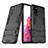 Coque Contour Silicone et Plastique Housse Etui Mat avec Support KC3 pour Samsung Galaxy S20 FE (2022) 5G Noir