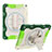 Coque Contour Silicone et Plastique Housse Etui Mat avec Support L01 pour Apple iPad 10.2 (2021) Vert