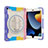 Coque Contour Silicone et Plastique Housse Etui Mat avec Support L03 pour Apple iPad 10.2 (2020) Petit