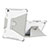 Coque Contour Silicone et Plastique Housse Etui Mat avec Support L05 pour Apple iPad Pro 12.9 (2021) Gris