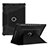 Coque Contour Silicone et Plastique Housse Etui Mat avec Support L05 pour Apple New iPad 9.7 (2018) Noir