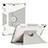 Coque Contour Silicone et Plastique Housse Etui Mat avec Support L05 pour Apple New iPad 9.7 (2018) Petit