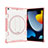 Coque Contour Silicone et Plastique Housse Etui Mat avec Support L09 pour Apple iPad 10.2 (2020) Petit