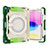 Coque Contour Silicone et Plastique Housse Etui Mat avec Support L11 pour Apple iPad 10.9 (2022) Vert