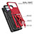 Coque Contour Silicone et Plastique Housse Etui Mat avec Support MQ1 pour Samsung Galaxy Z Flip3 5G Petit