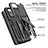 Coque Contour Silicone et Plastique Housse Etui Mat avec Support MQ1 pour Xiaomi Redmi 9 Power Petit