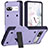 Coque Contour Silicone et Plastique Housse Etui Mat avec Support MQ2 pour Google Pixel 7 5G Violet