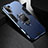 Coque Contour Silicone et Plastique Housse Etui Mat avec Support pour Huawei P30 Pro New Edition Bleu