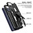 Coque Contour Silicone et Plastique Housse Etui Mat avec Support pour Motorola Moto G Pure Petit