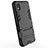 Coque Contour Silicone et Plastique Housse Etui Mat avec Support pour Samsung Galaxy A01 Core Petit