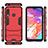 Coque Contour Silicone et Plastique Housse Etui Mat avec Support pour Samsung Galaxy A70E Petit