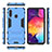 Coque Contour Silicone et Plastique Housse Etui Mat avec Support pour Samsung Galaxy M40 Petit