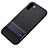 Coque Contour Silicone et Plastique Housse Etui Mat avec Support pour Samsung Galaxy Note 10 Bleu