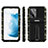 Coque Contour Silicone et Plastique Housse Etui Mat avec Support pour Samsung Galaxy S21 FE 5G Mixte