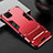 Coque Contour Silicone et Plastique Housse Etui Mat avec Support R01 pour Huawei Nova 6 SE Rouge