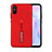 Coque Contour Silicone et Plastique Housse Etui Mat avec Support R05 pour Xiaomi Redmi 9A Rouge