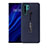 Coque Contour Silicone et Plastique Housse Etui Mat avec Support T01 pour Huawei P30 Pro Bleu