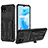 Coque Contour Silicone et Plastique Housse Etui Mat avec Support YF1 pour Realme Narzo 50i Noir