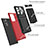 Coque Contour Silicone et Plastique Housse Etui Mat avec Support YF1 pour Samsung Galaxy Note 20 Ultra 5G Petit