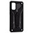 Coque Contour Silicone et Plastique Housse Etui Mat avec Support YF1 pour Samsung Galaxy S20 5G Petit