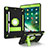 Coque Contour Silicone et Plastique Housse Etui Mat avec Support YJ1 pour Apple iPad 10.2 (2021) Vert