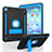 Coque Contour Silicone et Plastique Housse Etui Mat avec Support YJ2 pour Apple iPad Pro 10.5 Bleu et Noir