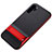 Coque Contour Silicone et Plastique Housse Etui Mat avec Support Z01 pour Huawei P30 Pro New Edition Rouge