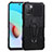 Coque Contour Silicone et Plastique Housse Etui Mat avec Support ZJ2 pour Xiaomi Redmi Note 11 4G (2021) Noir