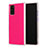 Coque Contour Silicone et Plastique Housse Etui Mat N02 pour Samsung Galaxy Note 20 5G Rose Rouge