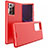 Coque Contour Silicone et Plastique Housse Etui Mat N02 pour Samsung Galaxy Note 20 Ultra 5G Rouge