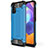 Coque Contour Silicone et Plastique Housse Etui Mat pour Samsung Galaxy A31 Bleu Ciel