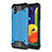 Coque Contour Silicone et Plastique Housse Etui Mat pour Samsung Galaxy M01 Core Bleu Ciel