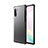 Coque Contour Silicone et Plastique Housse Etui Mat pour Samsung Galaxy Note 10 5G Noir