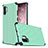 Coque Contour Silicone et Plastique Housse Etui Mat pour Samsung Galaxy Note 10 Plus Vert