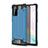 Coque Contour Silicone et Plastique Housse Etui Mat pour Samsung Galaxy Note 20 Plus 5G Bleu Ciel