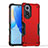 Coque Contour Silicone et Plastique Housse Etui Mat QW1 pour Huawei Nova 9 Rouge